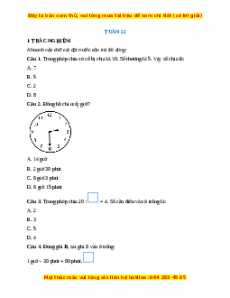 Bài tập cuối tuần Toán lớp 2 Tuần 22 Chân trời sáng tạo (có lời giải)