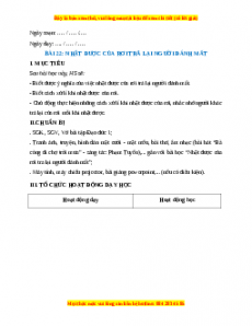 Giáo án Bài 22 Đạo đức 1 Kết nối tri thức: Nhặt được của rơi trả lại người đánh mất