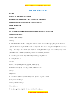 Giáo án Đạo đức 1 Cánh diều Phòng tránh bị điện giật