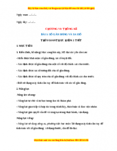 Giáo án Số gần đúng và sai số Toán 10 Chân trời sáng tạo