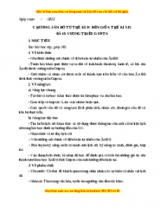 Giáo án Bài 8,9,10 Lịch sử 7 Chân trời sáng tạo (2024)