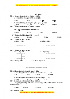Bộ đề thi Toán 5 học kì 1 năm 2022 - 2023 - Đề 50