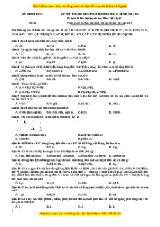Bộ 30 đề thi thử THPTQG môn Hóa học năm 2023 - GV Nguyễn Minh Tuấn có đáp án (Đề 26 )