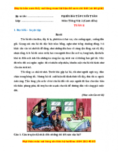Bài tập cuối tuần Tiếng việt lớp 2 Tuần 12 Cánh diều (có lời giải)