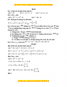 Đề thi giữa kì 1 Toán 8 năm 2023 - Đề 86