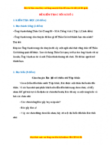 Đề thi cuối kì 2 Tiếng Việt lớp 2 Cánh diều (Đề 2)