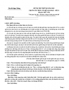 Bộ 260 Đề thi thử THPT Ngữ Văn năm 2019 chọn lọc từ các trường