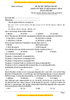 Đề thi THPT Quốc Gia Hóa năm 2023 Megabook - Đề 38