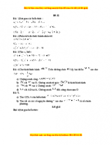 Đề thi giữa kì 1 Toán 8 năm 2023 - Đề 32