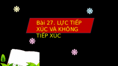 Giáo án powerpoint Lực tiếp xúc và lực không tiếp xúc | Cánh diều KHTN 6