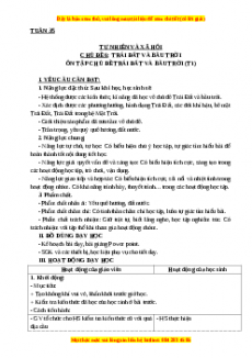 Giáo án Tự nhiên và xã hội 3 Cánh diều Bài Ôn tập chủ đề trái đất và bầu trời