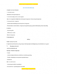 Giáo án TNXH 1 Cánh diều Các giác quan