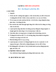 Giáo án Tiếng việt 1 Chân trời sáng tạo Biển đảo yêu thương