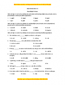 Đề luyện thi vào 10 môn Tiếng anh năm 2023 có đáp án (Đề 16)