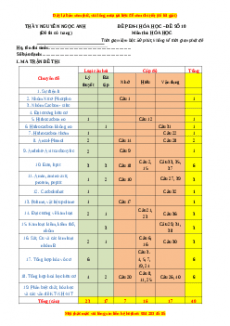 Đề thi thử THPT Quốc Gia môn Hóa năm 2023 có đáp án ( đề 10 ) - thầy Nguyễn Ngọc Anh