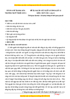 Đề thi thử Ngữ văn trường Triệu Sơn 1 - Thanh Hóa lần 1 năm 2023