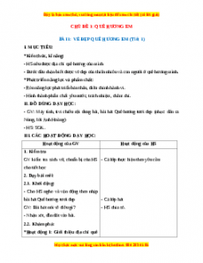 Giáo án Vẻ đẹp quê hương em Đạo đức 2 Kết nối tri thức