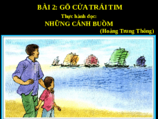 Giáo án powerpoint Thực hành đọc Những cánh buồm | Kết nối tri thức Ngữ văn 6