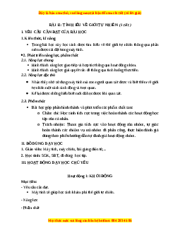 Giáo án Bài 12: Tìm hiểu về giới tự nhiên Tin học 3 Kết nối tri thức