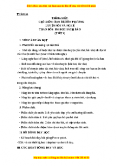 Giáo án Em đọc sách báo (Tiết 1) Tiếng việt 3 Cánh diều