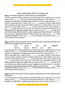 222 bài luyện điền từ môn Tiếng Anh - Vũ Thị Mai Phương
