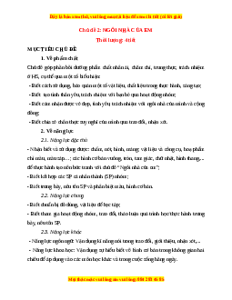 Giáo án Ngôi nhà của em Mĩ thuật 1 Chân trời sáng tạo