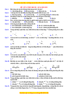 Đề thi thử Vật lí trường Phú Nhuận - HCM năm 2023