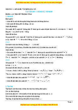 Bộ tài liệu, chuyên đề ôn thi Toán tốt nghiệp THPT điểm 8,9,10