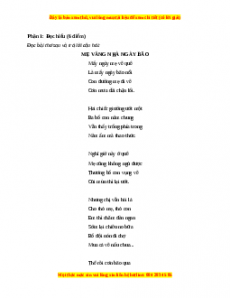 Đề thi giữa kì 1 Ngữ Văn lớp 7 Cánh diều có đáp án (Đề 7)