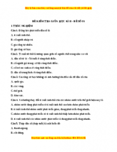 Đề thi giữa kì 2 Địa lí 10 Cánh diều (Đề 1)