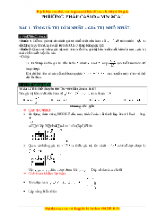 Kỹ thuật sử dụng máy tính cầm tay hỗ trợ giải đề thi Toán tốt nghiệp THPT năm 2023 - thầy Khánh
