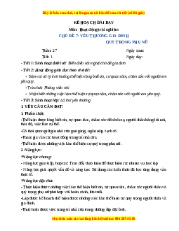 Giáo án HĐTN 3 Tuần 1 - Tiết 1 Chân trời sáng tạo: Em và trường Tiểu học thân yêu