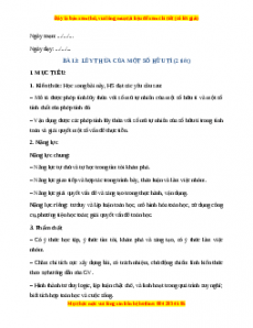 Giáo án Toán 7 Chân trời sáng tạo Bài 3: Lúy thừa của một số hữu tỉ