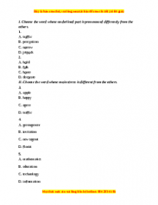 Bộ 10 đề thi cuối kì 2 Tiếng Anh 7 English Discovery có đáp án