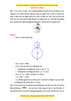 Bài toán thực tế ôn vào 10 Hình học - Chương 2