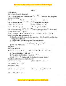 Đề thi giữa kì 1 Toán 8 năm 2023 - Đề 27