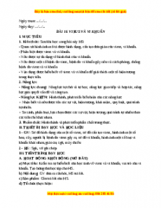 Giáo án Bài 16: Virus và vi khuẩn KHTN 6 Cánh diều