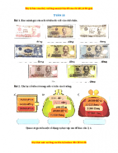 Bài tập cuối tuần Toán lớp 3 Tuần 33 Chân trời sáng tạo (có lời giải)