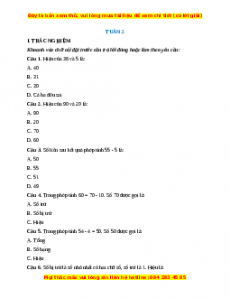 Bài tập cuối tuần Toán lớp 2 Tuần 2 Chân trời sáng tạo (có lời giải)