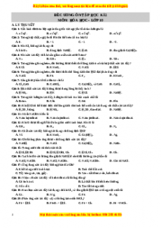 Bộ 30 đề thi thử THPTQG môn Hóa học năm 2023 - GV Nguyễn Minh Tuấn có đáp án (Đề 30A )