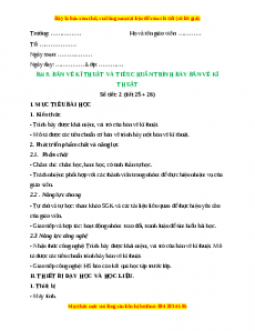 Giáo án Công nghệ 10 Thiết kế Bài 8 (Kết nối tri thức): Bản vã kĩ thuật và tiêu chuẩn trình bày bản vẽ kĩ thuật