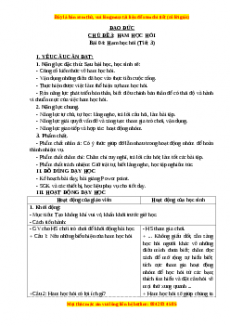Giáo án Đạo đức 3 Kết nối tri thức Bài 04: Ham học hỏi (Tiết 3)