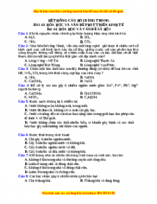 Giáo án Hóa học 12 học kì 2 Tiết 65, 66: Hóa học và vấn đề xã hội