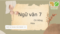 Bài giảng điện tử Tri thức ngữ văn | Kết nối tri thức Ngữ văn 7