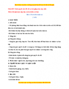 Giáo án Tin học 7 Cánh diều Chủ đề F Bài 1: Tìm kiếm tuần tự