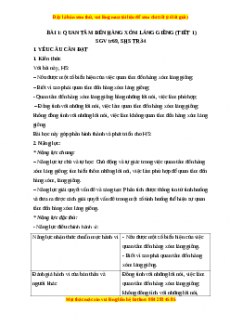 Giáo án Đạo đức 3 Chân trời sáng tạo Bài 1: Quan tâm đến hàng xóm láng giềng (Tiết 1)