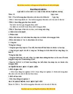Giáo án Hoạt động trải nghiệm 3 Chân trời sáng tạo Tuần 1 - Tiết 1: Em và trường Tiểu học thân yêu