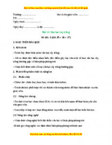 Giáo án Bài 13: Sâu hại cây trồng Công nghệ 10 Cánh diều