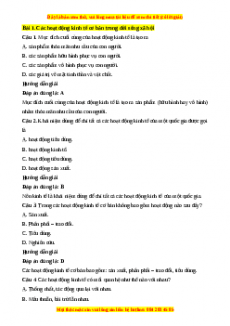 Trắc nghiệm KTPL 10 Phần một: Giáo dục kinh tế