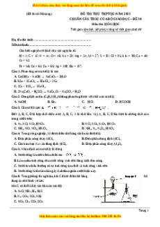Đề thi THPT Quốc Gia Hóa năm 2023 Megabook - Đề 30